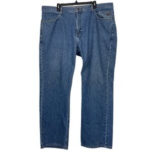 Harley Davidson Jeans Regular Fit Straight Leg 42x32 Medium Wash‎ Denim Blue